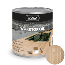 WOCA, Worktop Oil, White - 0,75 liter
