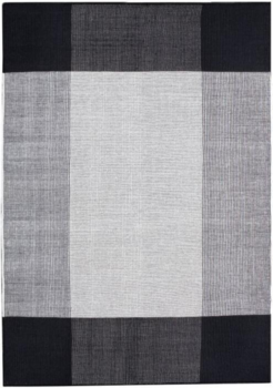 C. Olesen mattor - Lucca - Svart/Vit - REST 140X200 CM