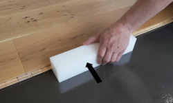 Slagkloss för golvmontering