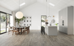 Moland Bastion Vinyl Wideplank, Grå ek, 220x1828 mm.