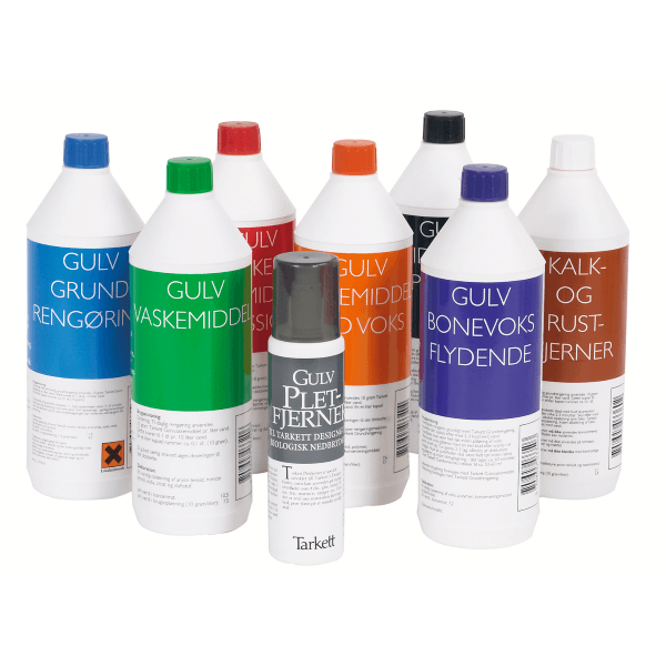 Tarkett Rød Professionellt rengöringsmedel 1 liter - UTFÖRSÄLJNING