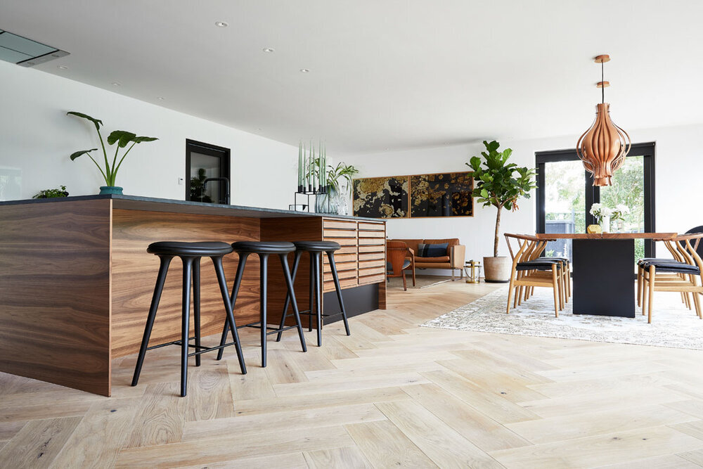 Moland Cambridge Sillbensparkett, Ek Living, Olja