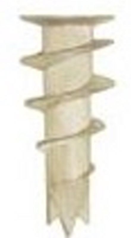 Gipsplugg Vit plast - 100 st.