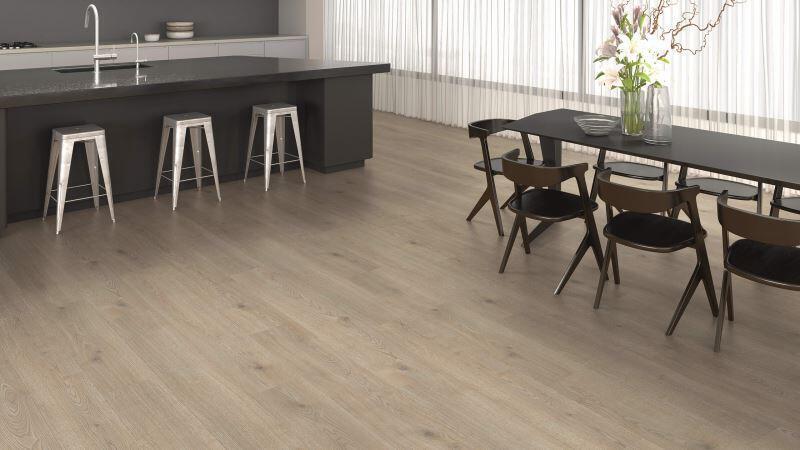 Haro laminatgolv Aqua - Plankgolv, Ek Contura stengrå