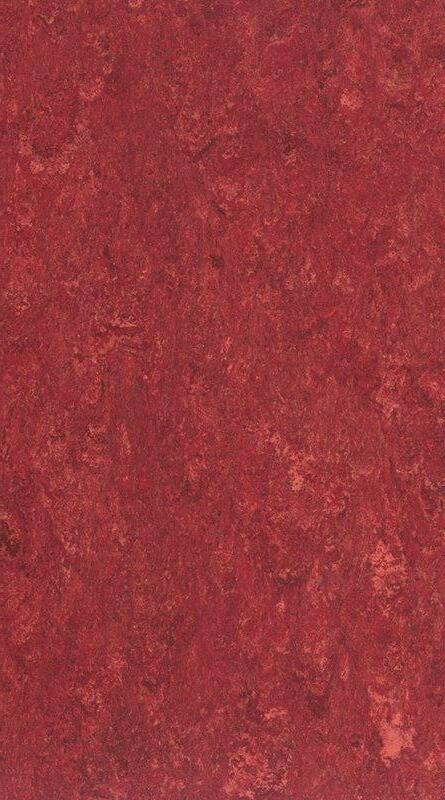 DLW Marmorette linoleum, Lobster red