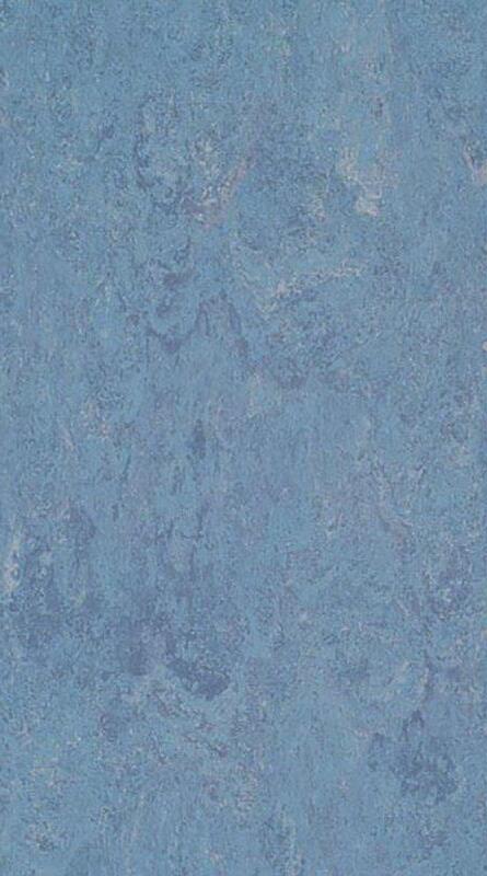 DLW Marmorette linoleum, Dusty Blue