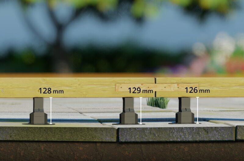 Knudsen terrassset för uppklossning