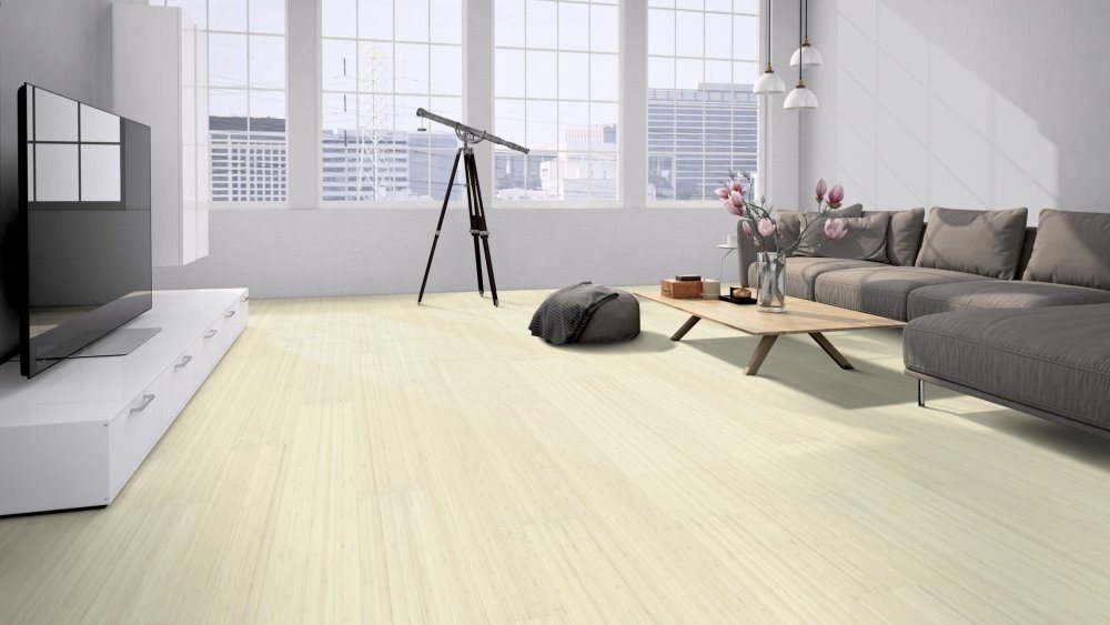 Moso Bamboo elite Premium - Natur Sidopressad vit matt lack - RESTPARTI