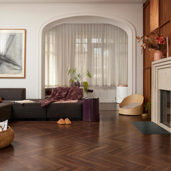 BerryAlloc Chateau+ sillben, Walnut Brown