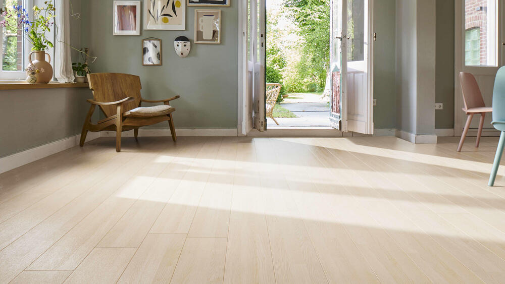 Laminatgolv, 3-stavs lönn