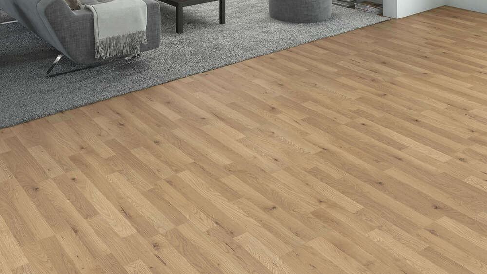 Laminatgolv, 3-stavs Sten-ek