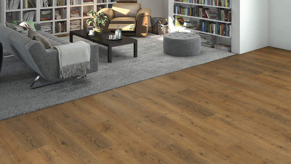 Laminatgolv, plankgolv Ek Lombardia natur