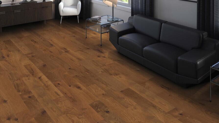 Fiskbensstorformat Prestige - Rökt ek Sauvage borstad nD