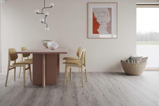 Moland Bastion Vinyl Wideplank, Grå ek, 220x1828 mm.