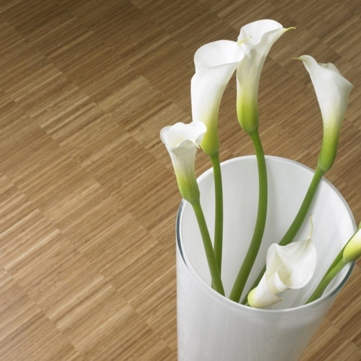 Moso bambu högkantsparkett - Side Pressed Caramel 10 mm.