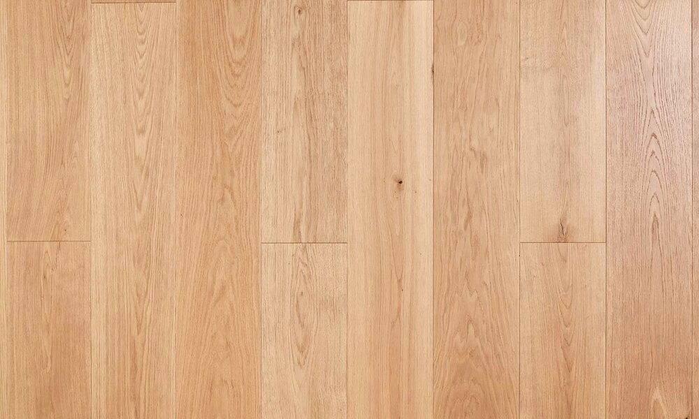 Trägolv - Ek Herregårdplanka 260 mm. Borstad natur mattlack