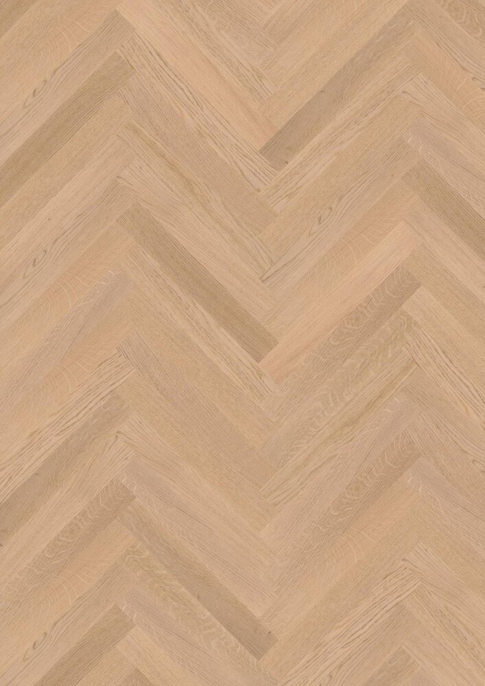 BOEN Prestige fiskbensparkett, Ek Nature vit