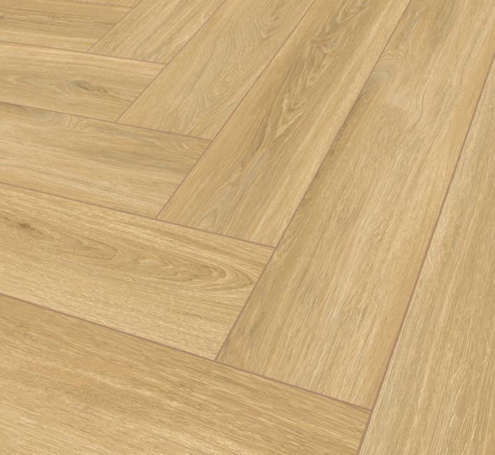 SPC vinyl klickgolv - Fiskben, Nature Oak P6004