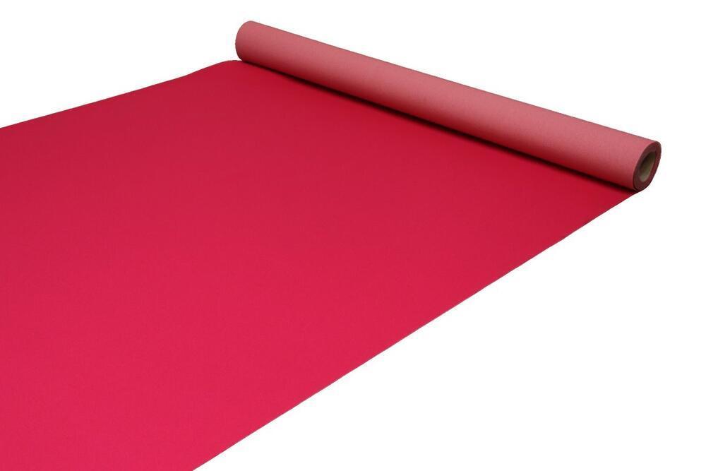 Mässmatta - rosa löpare i nålfilt - REST 410X200 CM.