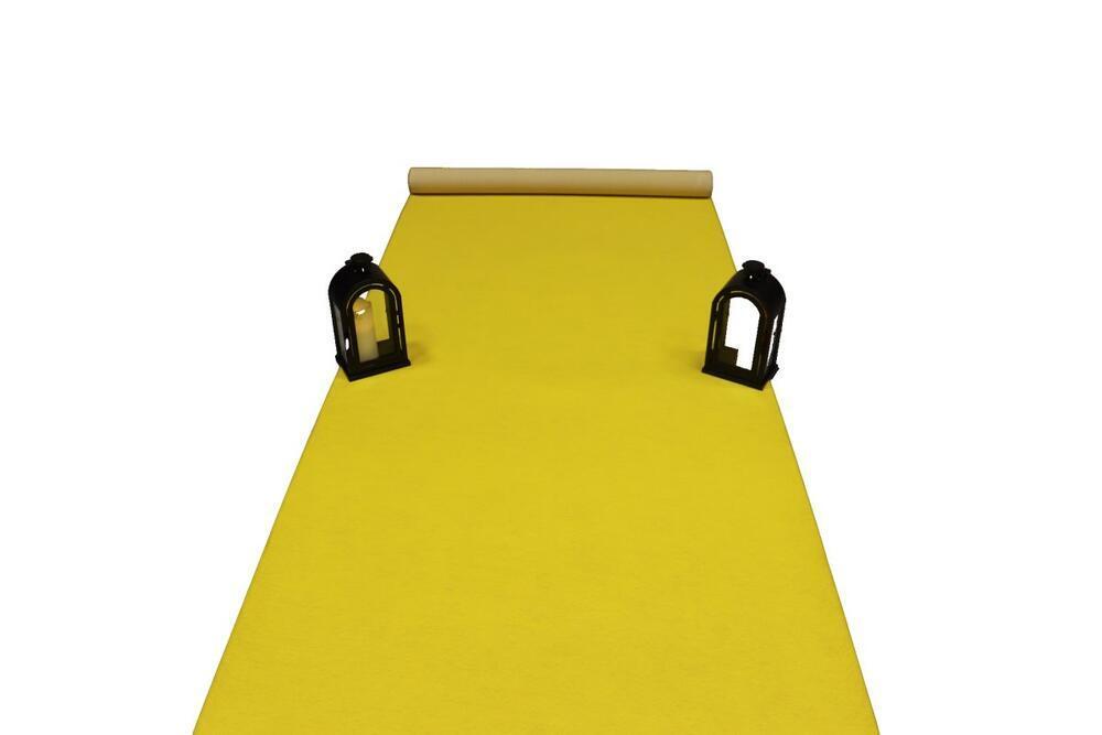 Gul löpare i nålfilt