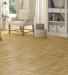 Fiskbensparkett laminatgolv - Masterpiece Oak - RESTPARTI