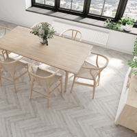 Wiking Q-loc Woodura Ek fiskben - Vit hårdvaxolja